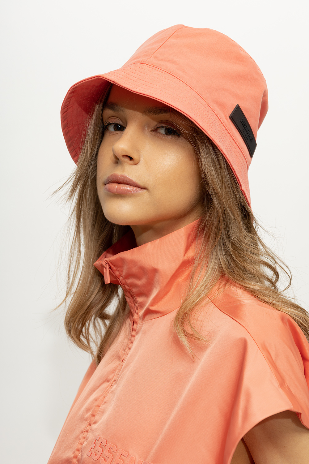 Fear Of God Essentials Bucket hat with logo | Women's Accessories